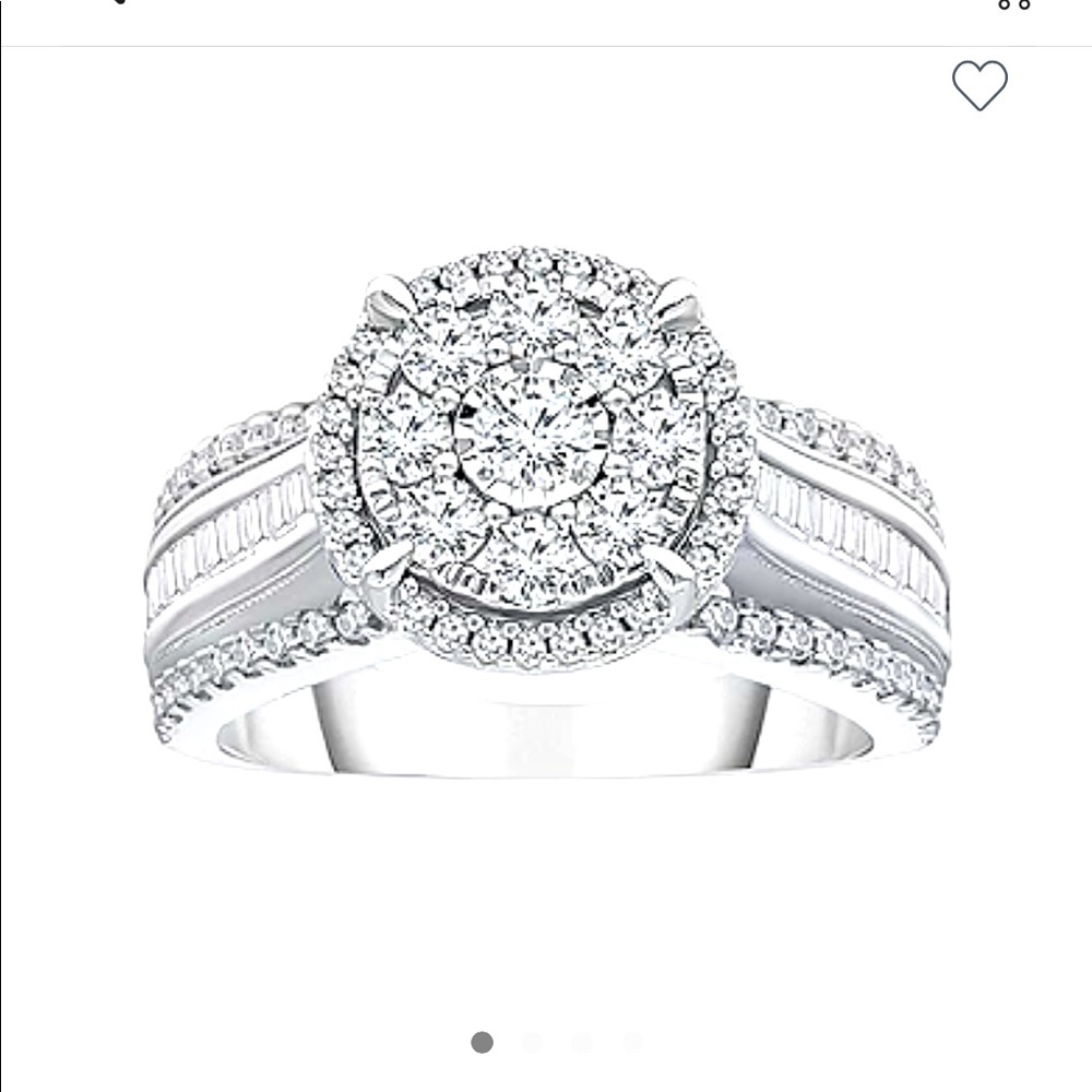 Diamond engagement rings size 7.